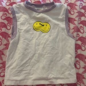 Smiley x H&m smiley cropped tol